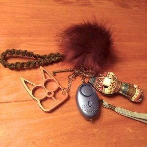 Safety Keychain 🌺 Handcrafted